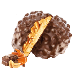 Galleta de Chocolate con Leche, Cacahuete y Caramelo 128GR - Dumón Locamente Ricas